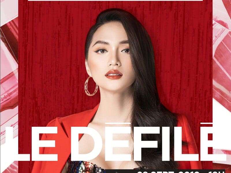 Hoa hậu Hương Giang làm khách mời danh dự tại show diễn tráng lệ Le Défilé L’Oréal Paris
