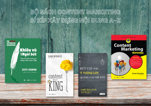 Content Marketing –Bộ sách dành cho bạn trẻ thích viết lách