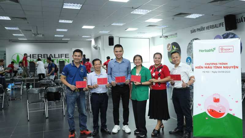 Thành Viên Độc Lập và Nhân Viên Herbalife Việt Nam tiếp tục tham gia Hiến Máu Tình Nguyện