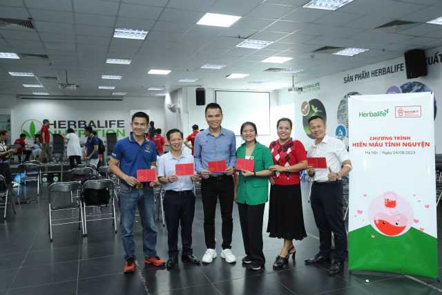 Thành Viên Độc Lập và Nhân Viên Herbalife Việt Nam tiếp tục tham gia Hiến Máu Tình Nguyện