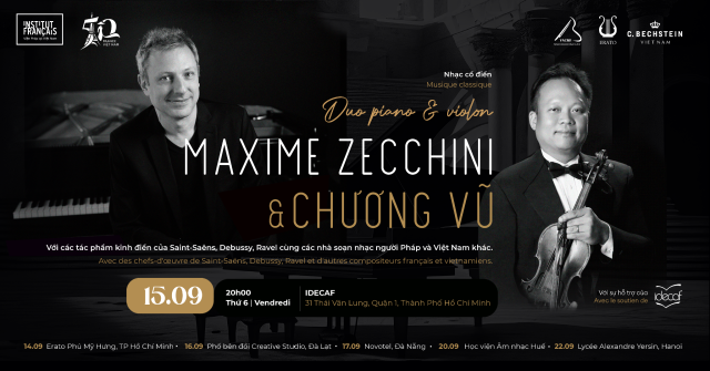 Maxime Zecchini & Chương Vũ trình diễn tại  IDECAF đêm 15/09/2023