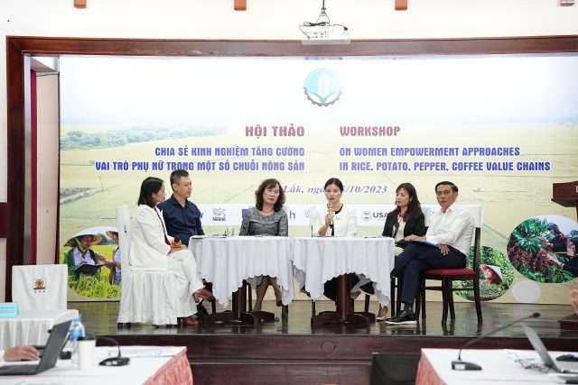Nestlé Việt Nam đồng hành hội thảo về giới “Chia sẻ kinh nghiệm tăng cường vai trò phụ nữ trong một số chuỗi nông sản”