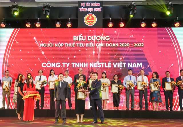 Nestlé Việt Nam tiếp tục nằm trong 1.000 doanh nghiệp nộp thuế Thu nhập doanh nghiệp lớn nhất Việt Nam 2020 – 2022