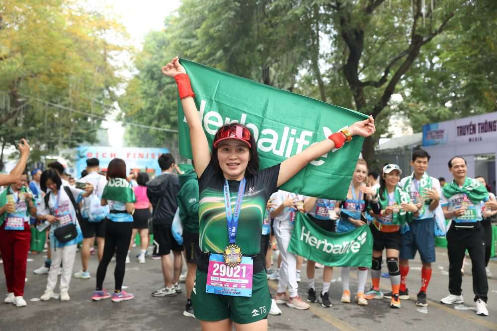 Hơn 5.000 vận động viên tham gia giải chạy bán marathon đón năm mới do Herbalife tài trợ trong năm 2024