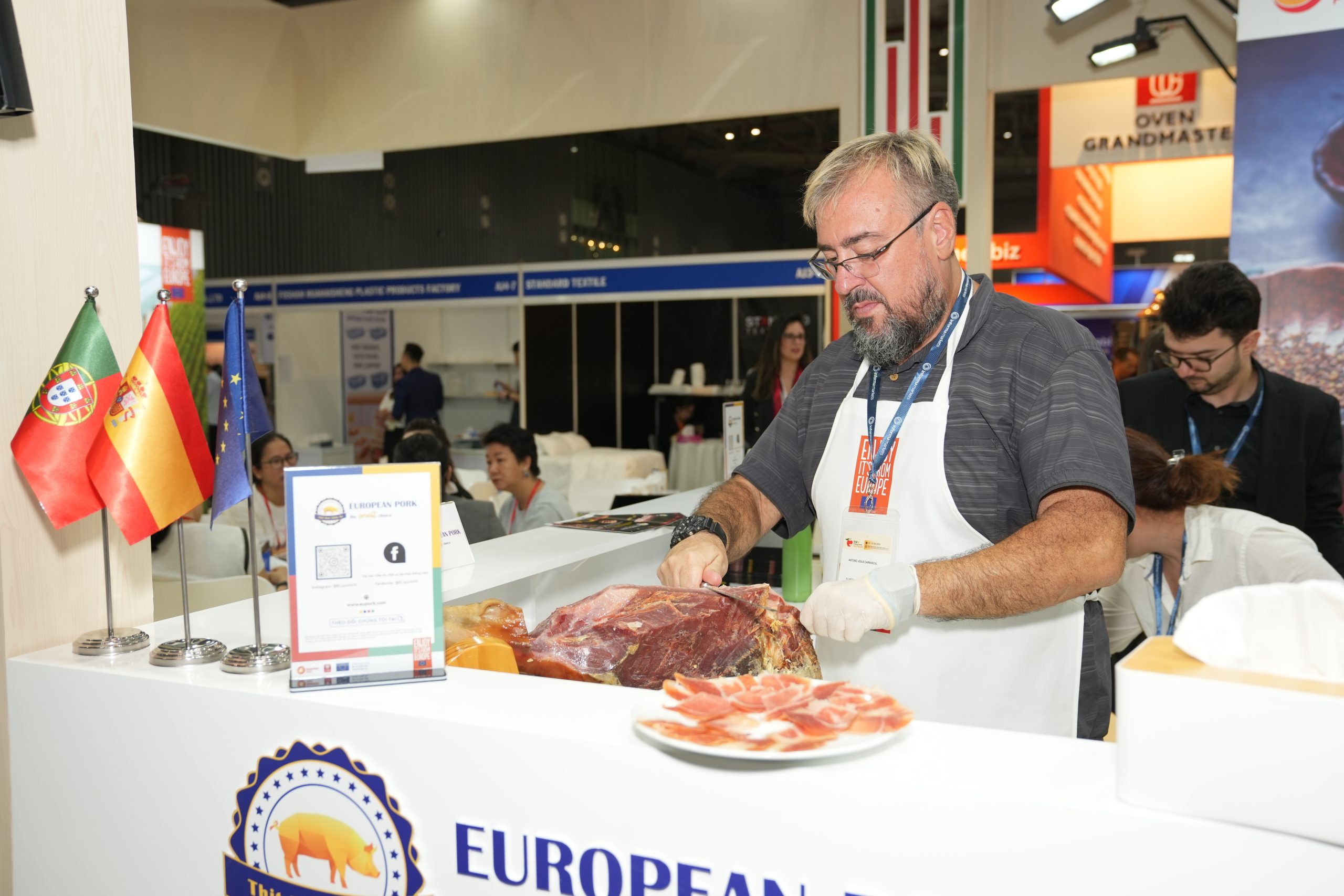 Chiến dịch “Thịt Heo Châu Âu, Lựa chọn Thông minh” thu hút sự chú ý tại Food and Hotel 2024