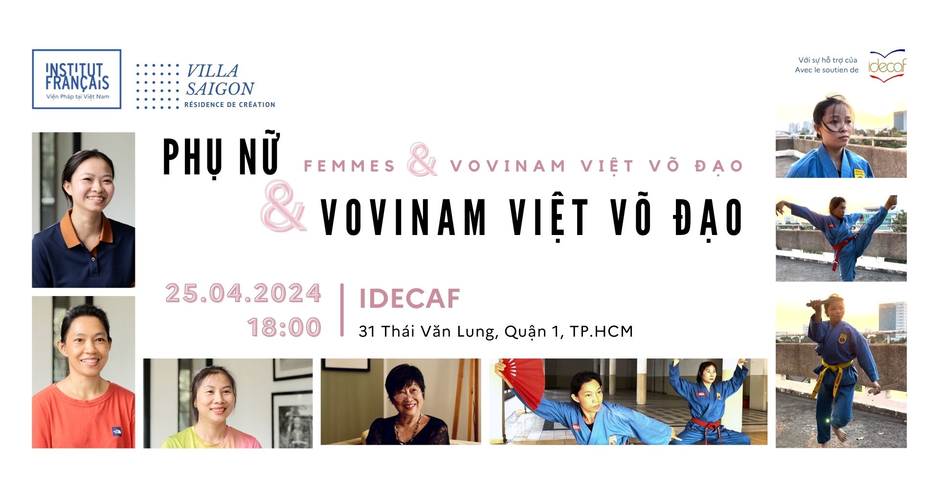 Viện Pháp tại TP.HCM trình chiếu phim tài liệu “Phụ nữ và Vovinam – Việt Võ Đạo”