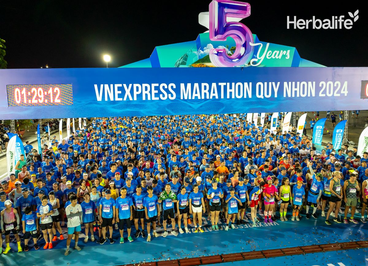 Herbalife Việt Nam – tiếp tục Tài Trợ Dinh Dưỡng cho giải VnExpress Marathon Quy Nhơn năm thứ hai liên tiếp