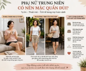 Mời thảo luận chủ đề: “Phụ Nữ Trung Niên Có Nên Mặc Quần Đùi Khi Ở Nhà Và Ra Đường?”