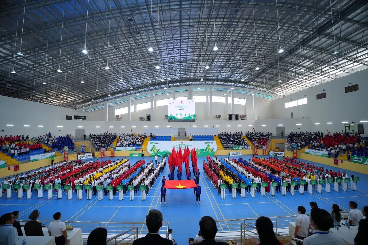Giải Thể thao học sinh phổ thông toàn quốc 2026 chính thức khai mạc tại Lâm Đồng, quy tụ 30 đoàn đại diện các tỉnh, thành trên cả nước