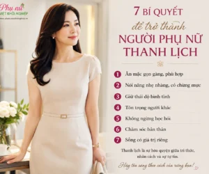 7 Bí Quyết Để Trở Thành Người Phụ Nữ Thanh Lịch