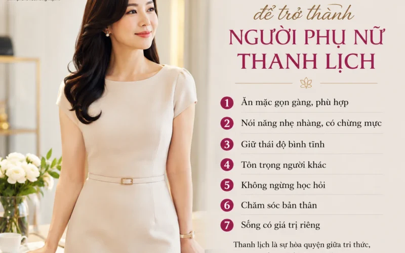 7 Bí Quyết Để Trở Thành Người Phụ Nữ Thanh Lịch